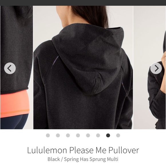 Lululemonn Please Me Pullover size 8 - Picture 3 of 5